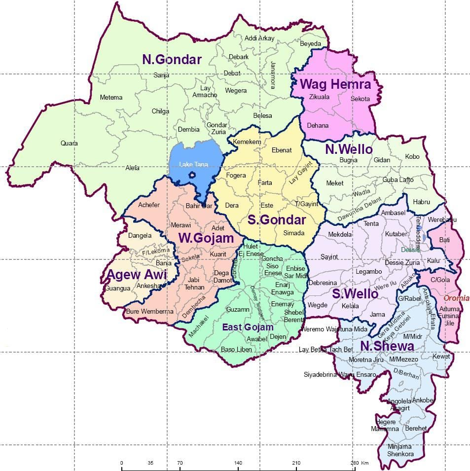 ਈਥੋਪੀਆ gondar ਨਕਸ਼ਾ